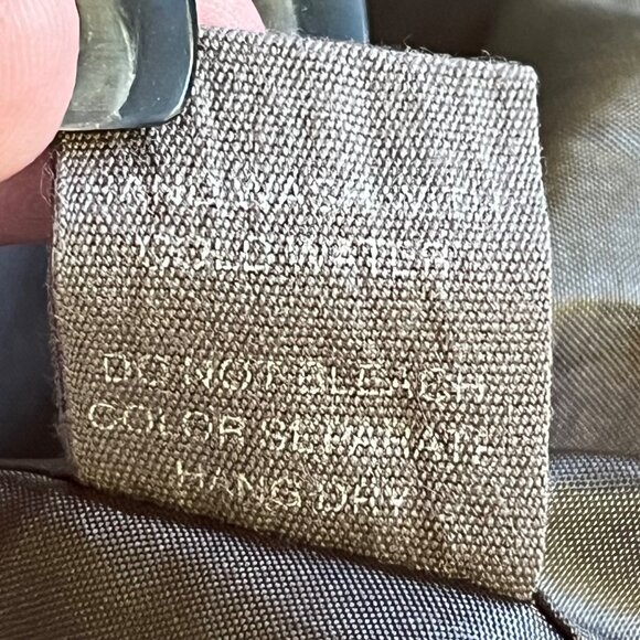 Ryu Green Ruffled Wool Blend Buckle Mid Length Trench Coat Size S - Picture 8 of 8